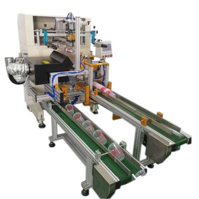 Китай Автоматический принтер печатной машины экрана бумажных стаканчиков продает пластиковый автоматический принтер продается