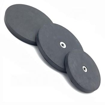 China Rubber Coated Neodymium Disk Magnets for sale