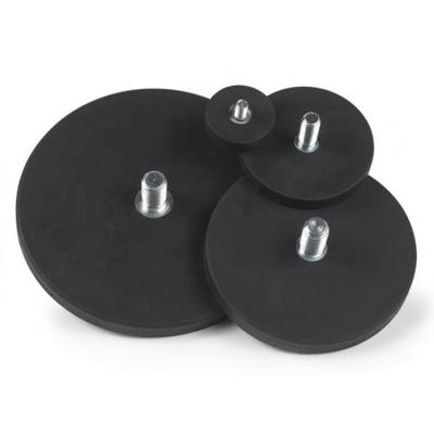 China Neodymium Rubber Coated Mounting Magnets ODM For Industrial Use for sale