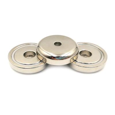 China NdFeB Mounting Pot Neodymium Magnet Disc Permanent Pot Magnet for sale