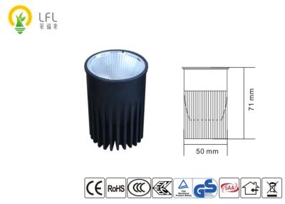 China Aluminiummaterialien 10W LED Downlight, 90lm/W schwarze LED Downlights 86V - 264V zu verkaufen
