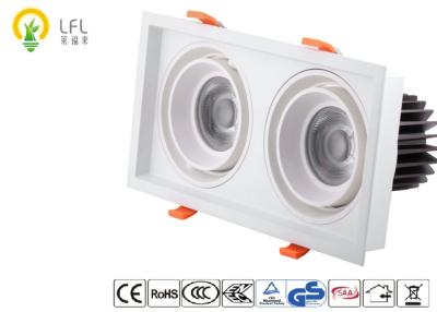 China Square Grill Commercial LED Downlight With Citizen COB LED Chips 86V - 264V for sale