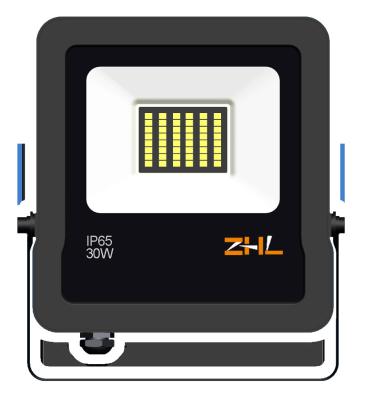 China 90-120Lm/W Luminous Led Outdoor Floodlight PIR Sensor Optional 10W-50W en venta