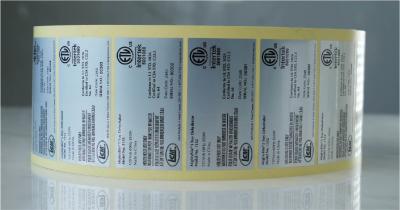 China Electrical Safety Labels Stickers Weather Proof for sale