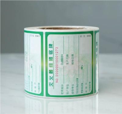 China OEM Digital Printed Personalised Electrical Labels Multiple Applications for sale