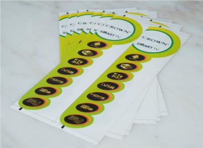 China BOPP PE-Innen- und Außen-Elektronik-Sticker für professionelle Verwendung zu verkaufen