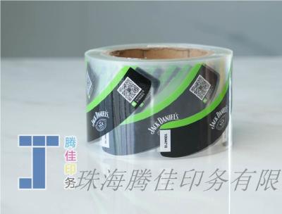 China Matte gepersonaliseerde mini-wijnfles etiketten rollen bladen verpakking Te koop