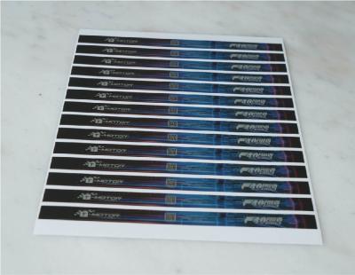 China Fade Resistant Glossy Printable Metallic Labels Personalised Metallic Stickers for sale