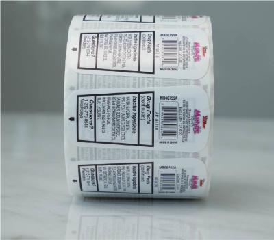 China Etiquetas de pegatinas impresas en relieve en offset, embalaje en rollo, placas de nombre en relieve, etiquetas en venta