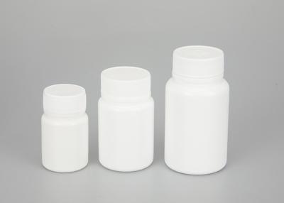 China White Empty Plastic Medicine Bottles With Screw Cap 30ml 60ml 100ml for sale