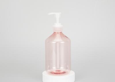 China Empty Refillable PET 500ml Shampoo Bottles With Pump en venta
