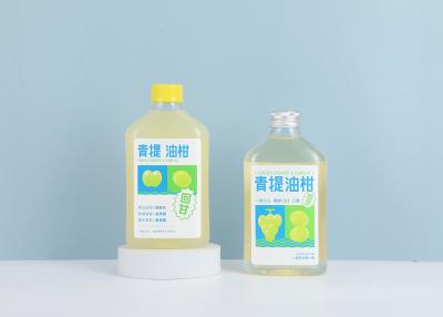 China Milk Tea Bottles 250ml 350ml 300ml 500ml Plastic Juice Bottles with Screw Cap for sale