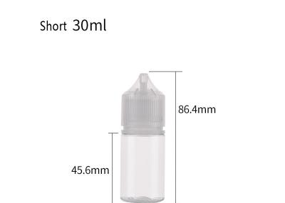 China E-cig líquido Vape Juice Bottles de la botella de 30ML 60ML E en venta