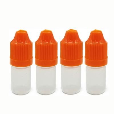 China LDPE Plastic Dropper Bottles Empty Squeeze Liquid Eye Dropper Containers for sale