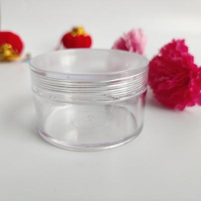 China Smooth Surface Plastic Cosmetic Jar with Customized Logo and Pressure Sensitive Gasket for sale