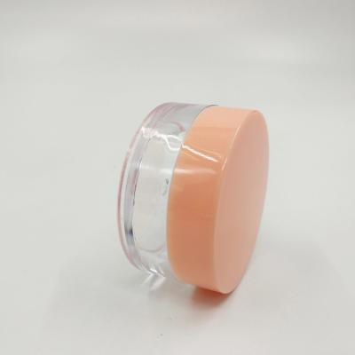 China Jarrones de plástico redondo de 50g con tapas para envases de cosméticos para el cuidado de la piel en venta