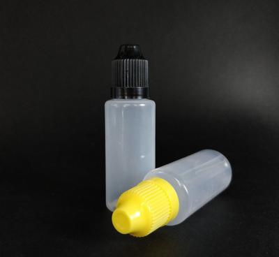 China Personaliza botellas de plástico de goteo en negro transparente con tapa de tornillo en venta