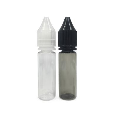 China 15 ml PET Plastic Bottles For Essential Oil Juice With Bottle Cap Sealer for sale