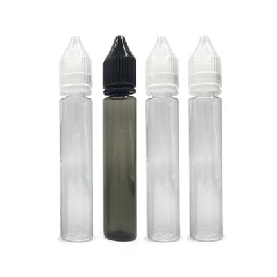 China 30 ml V3 Essential Oil Screw Black Plastic Lid Plastic Bottle Dropper Tamper Evident for sale