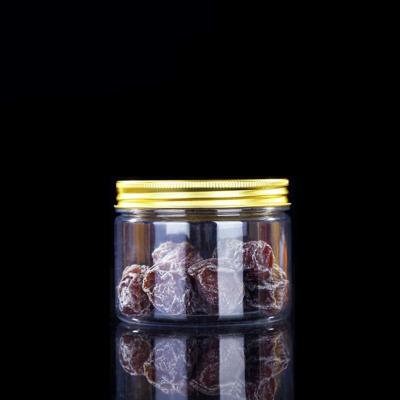 Chine Food Packaging Empty Cookies Storage Plastic container Jar 100ml 200ml Clear Plastic Jar à vendre