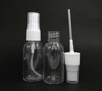 China 30ml 50ml 60ml 80ml 100ml 120ml 150ml 200ml 250ml 300ml 360ml Round PET Plastic Mist Spray Bottle for sale