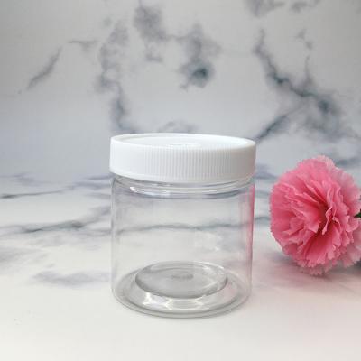 China Cheap Wholesale Plastic Kitchen Storage Jar Lids Plastic Small Cosmetic Jar Plastics Round Top Jar with High Quality for sale