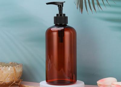 Chine bouteilles en plastique claires de lotion de distributeur de lavage de corps de conditionneur du shampooing 500ml avec des pompes à vendre