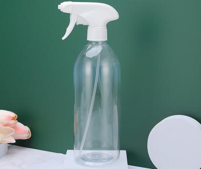 China Clear Trigger Spray Bottle Dispenser with Screen Printing Surface Handling and Trigger Spray Pump for sale