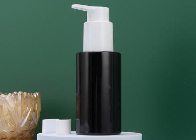 China La loción plástica de PETG embotella la botella BPA del ANIMAL DOMÉSTICO del negro 100ml SIN PLOMO en venta