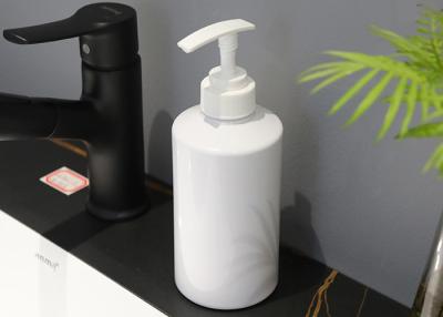 China Transparent White Lockable PET Pump Bottle 29mm Soap Dispenser Bottle for sale