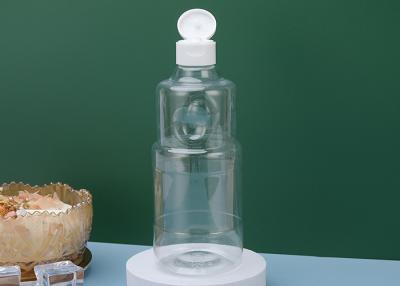 China ISO9001 350ml HAPE Clear Plastic Screw Top Bottles BPA Free for sale