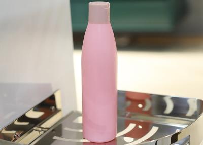 China Shampoo 240ml PET Refillable Plastic Bottle With Disc Cap for sale