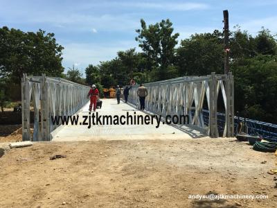 China Puente de Bailey, acuerdo 200, solo carril, los 4.2m, cargamento pesado, en venta