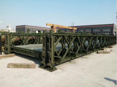 China Steel Bailey Bridge，Compact 100 , DS Structure , Painted , Single lane ，HS20 load, for sale