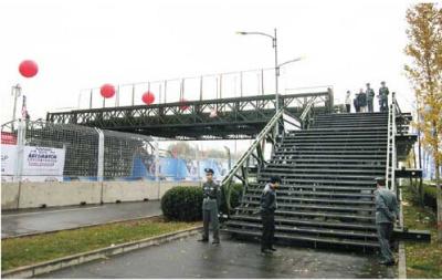 China Bailey Pedestrian Bridge, pre dirigió los puentes peatonales, puente de la acera, puente de acero ligero en venta