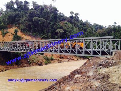 China Puente de braguero de acero, braguero de acero prefabricado, puente del delta de Mabey, puente del panel, en venta