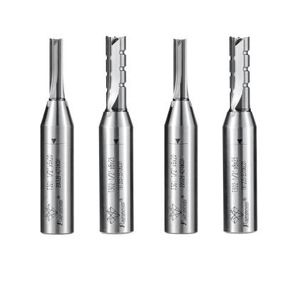 Cina Smooth TCT Straight Bit 12.7mm Shank Router Bits Straight Milling Cutter CNC Machine Tools in vendita
