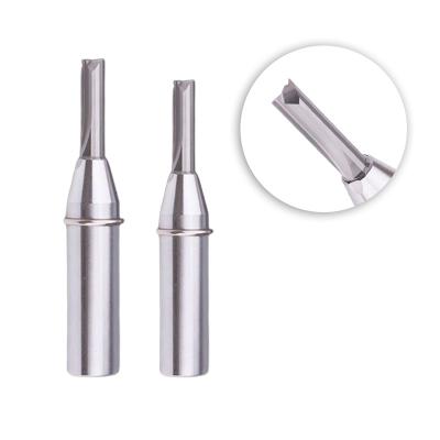 China 2F TCT Straight Bit Tungsten Carbide CNC Milling Cutters Wood Router Bits for sale