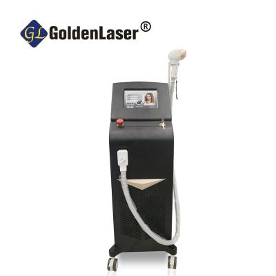 China 600W 755 808 1064 Diode Triple Wavelength Laser Epilation Facial Hair Removal Permanent for sale