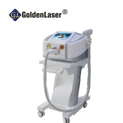 China Metal 2.4kw Triple Wave Diode Ice Laser Hair Permanent Removal Laser 10hz for sale