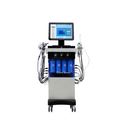 China LCD 9 in 1 van de Machinemicrodermabrasion van Hydrafacial Schoonmakende Gezichtsmachine Te koop