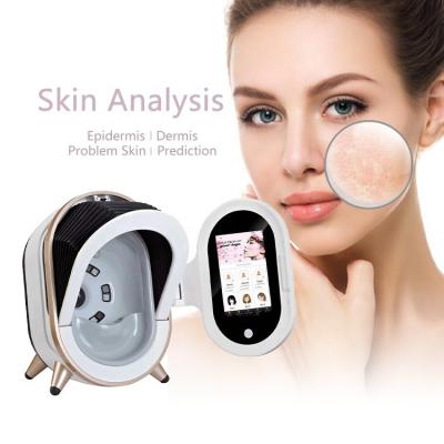 China Espejo elegante cosmético con la máquina facial del analizador de la piel del reconocimiento de cara 3d en venta