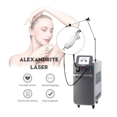 China 100J Alexandrite 755 Nm 1064 Nm Long Pulse Nd Yag Laser Hair Removal Professional Machine for sale