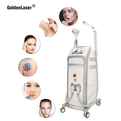 China 20Hz 808 Hair Removal Machine Nd Yag  Laser Multifunctional Beauty Equipment 1320nm for sale