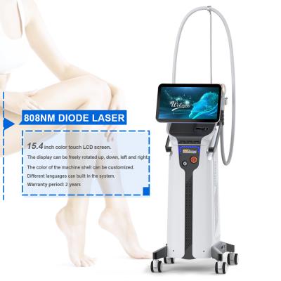 China 12 X 20mm 20HZ 808nm Diode Laser Hair Removal Machine 1600watt Electric Permanent for sale
