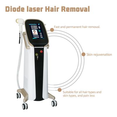 China 940nm Diode Laser Hair Removal Machine Laser Soprano Ice Platinum Titanium 808 for sale
