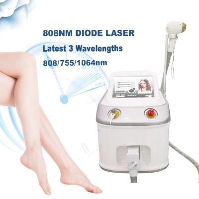 China Portable 808nm Diode Laser Hair Removal Machine Full Body Permanent Hair Removal for sale