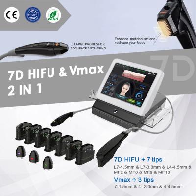 China 25mm HIFU Slimming Machine  3d Portable Hifu Ultrasound Facelift for sale