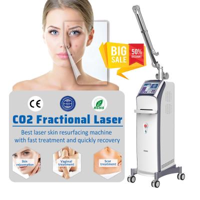 China Air Cooling Touch Screen Co2 Fractional Laser Machine Acne Treatment for sale