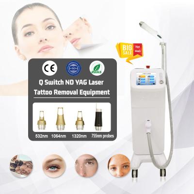 China Medical Picosecond Laser Machine Wavelength 1064 Nm 1320 Nm 755nm Dark Spot Removing for sale